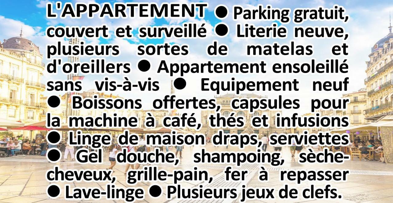 Comedie Musee-Fabre Parking Offert Climatisation Apartment มงต์เปอลิเยร์ ภายนอก รูปภาพ